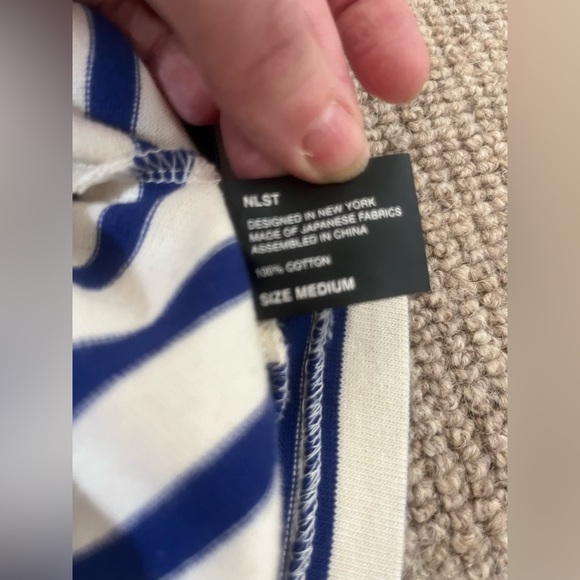 NLST Navy Striped Knit Dress - Picture 3 of 5